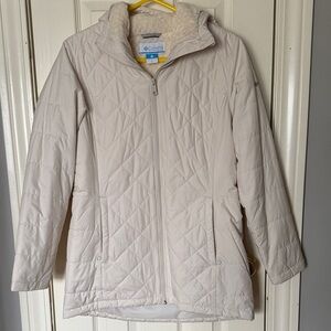 Columbia Women's Light Beige Quilted Puffer Jacket
